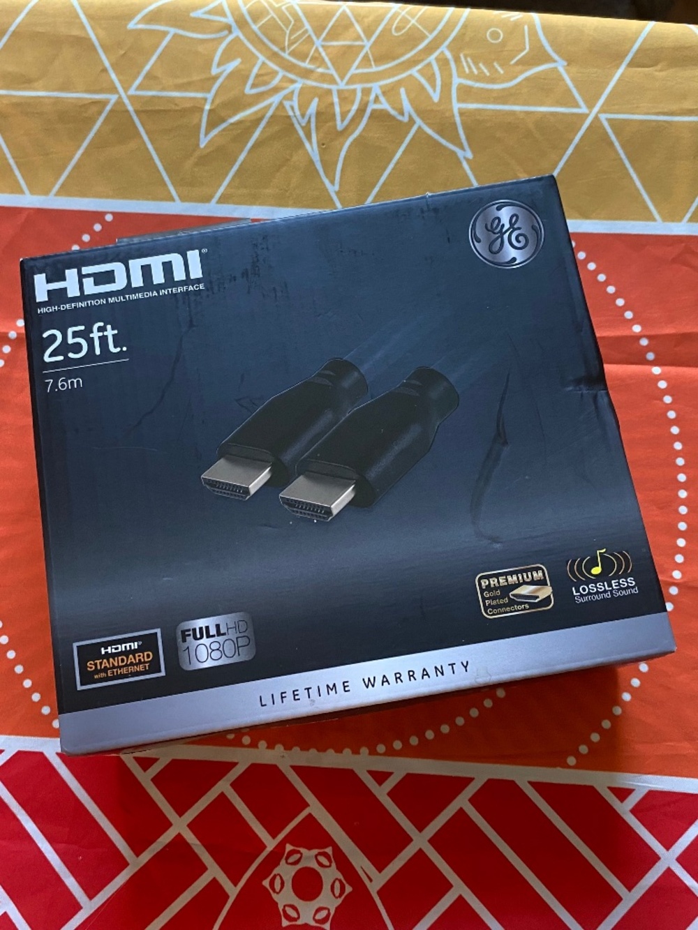 GE 25ft HDNMI Cable (Black)